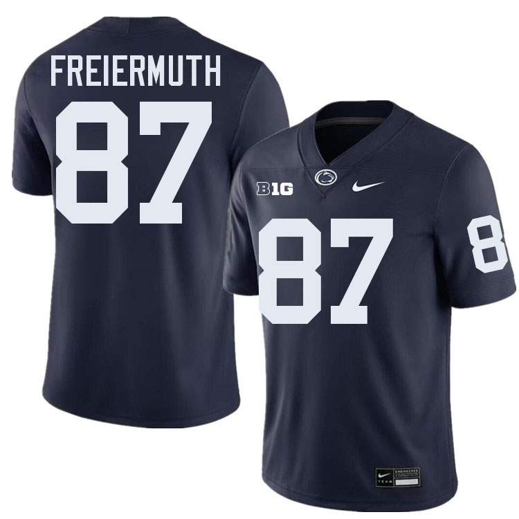 Pat Freiermuth Penn State Jersey,PSU Nittany Lions #87 Pat Freiermuth Football Uniforms-Navy